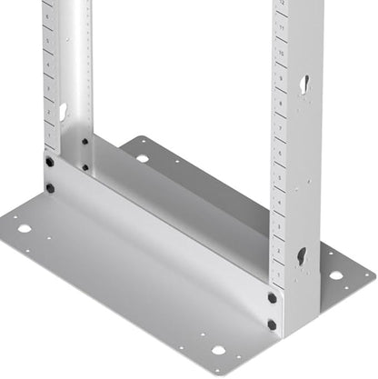 NavePoint 45U 2 Post Rack Open Frame Server Rack for 19 Inch Equipment, AV, Networking, Data & IT Devices, 2-Post Rack 45U 661lbs Weight Capacity, White