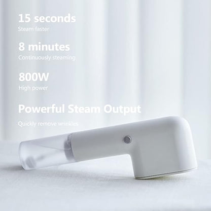 Nesugar Travel Steamer for Clothes Steamer, Simple Designed Portable Handheld Garment Steamer for travel and home, 0.75lbs Lightly, 15s Fast Heat-up, 8 Minutes of Continuous Steam (G1)