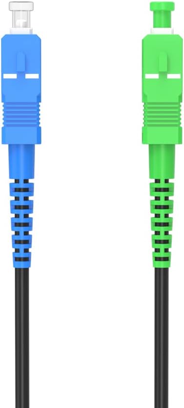 Jeirdus 5M SC/PC to SC/APC Outdoor Armored Simplex 9/125 SM Fiber Optic Cable Jumper Optical Patch Cord Singlemode 5Meters 16ft SC-SC