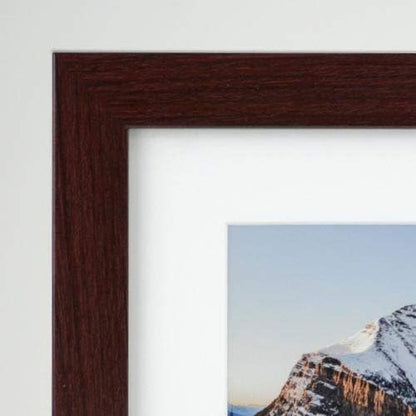Frame It Easy 33 x 10 Merlot Wood Frame (Derby)