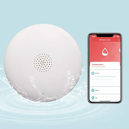 Heiman Water Leak Detectors 3 Packs for Home, Wi-Fi Smart Water Sensor Alarm, 75 dB Water Flooding Alerts and App Remote Notifications, Leak and Drip Detectors for Basement, Kitchen, Laundry, Bathroom