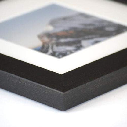 Frame It Easy 33 x 39 Coffee Wood Frame (Derby)