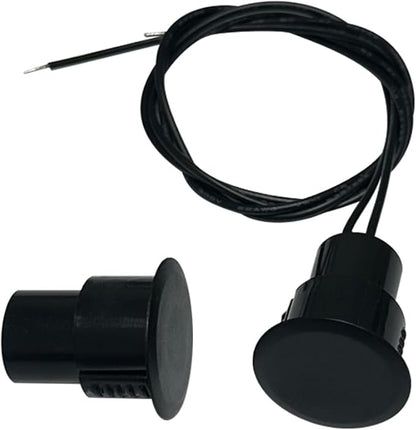5 Sets Flush Mounted 3/4" Door Magnetic Contacts Alarm Switch Sensor NC Type (White)
