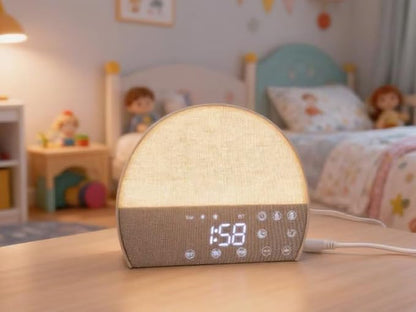 Restore 3 Sunrise Alarm Clock with Sound Machine, Digital Display, Type-C Input, Dual Alarms, White Noise, Smart Light, Touch Controls