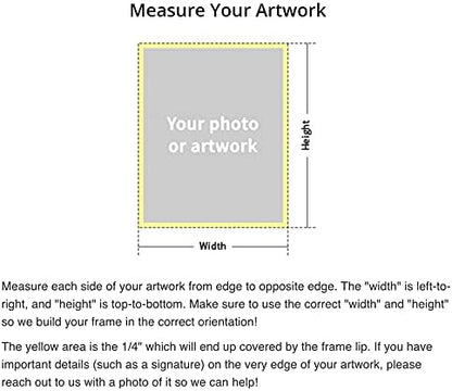 Frame It Easy 33 x 39 White Wood Frame (Derby)