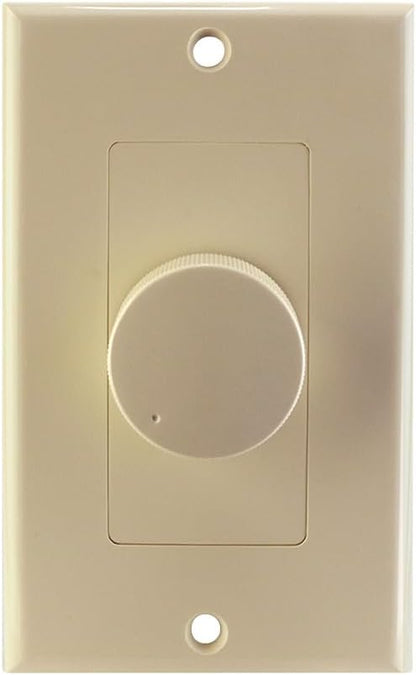 100W Impedance Matching Rotary Volume Control with White, Almond & Ivory Plates