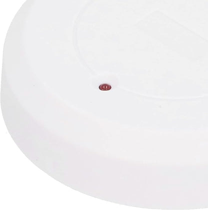 Glass Break Detector, 9-16V DC Wired Glass Break Detector Round Shape Door Window Break in Sensor with Tamper Alarm Ceiling and Wall Mount for Home Door and Window Security
