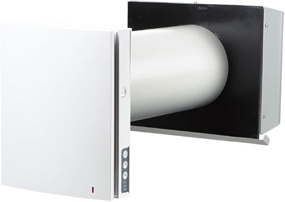VENTS-US TwinFresh Expert RW1-85-2 V.2 Ductless Through the Wall Ventilation Fan with WiFi & Remote Control, MERV 13 Air Filtration - Great for Home Renovations, New Builds, or Tiny Homes