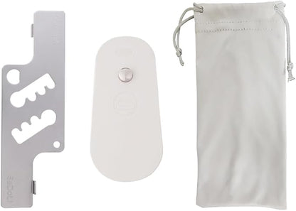 CGPLUS Security Door Stopper SEDOLI for Safe Stay, Home, Travel (Mute, Ivory)