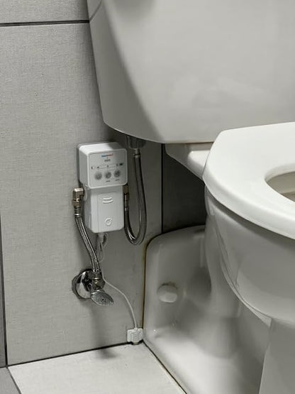 aquaHALT Smart Home Water Toilet Leak Detector Alarm and Automatic Shut Off Valve - Water Sensor Alarm Shut Off Tool - Easy Installation - Battery Operated - Protect Your Home from Water Damage