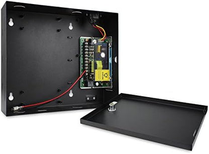 MENGQI-CONTROL Request to Exit PIR Motion Sensor 4 Doors Network RFID Access Control 600 LBS Magnetic Lock 110-240V Power Supply Box RFID Reader Keyfobs/Cards APP remotely Open Door