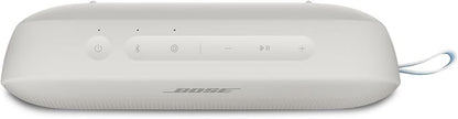 Bose SoundLink Flex Bluetooth Speaker (2nd Gen) - Portable Outdoor Speaker with Hi-Fi Audio, Waterproof and Dustproof, USB-C, Up to 12 Hours Battery Life, Fog Grey - Limited Edition Color