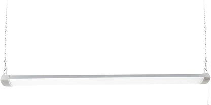 hykolity 4FT 70W LED Shop Light Linkable, 8000lm(300w Equivalent), 5000K Utility Shop Lights for Garages, Workshops, Basements, Hanging or FlushMount, with Power Cord and Pull Chain, ETL, White,1 Pack