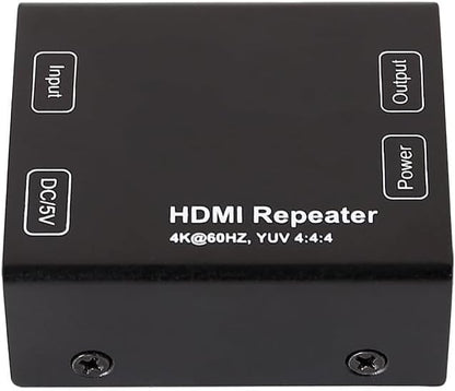 DTECH HDMI Signal Amplifier Booster Repeater 4K 60Hz YUV 444 18Gbps 1080P HDCP 2.2 CEC 3D 4K2K Extender Boost up to 164 Feet Compatible with VR TV Box Blu-ray Player HDTV Monitor Projector Computer