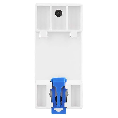 Electric Power Meter, Kilowatt Meter, Digital Energy Meter, Voltage Testers 5-32A 110-130V 60Hz LCD Backlight Single Phase Energy KWh Meter DIN Rail Mounting