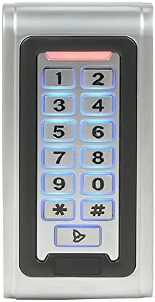 MENGQI-CONTROL 1-Door Security System Overhead Rex Exit Sensor Metal Combo Reader/PIN Entry North American Strike Lock Phone APP Remote Open Lock