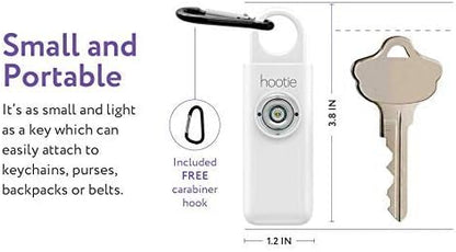 Hootie Personal Safety Alarm for Women, Men, & Kids - Keychain Alarm, Self Defense Strobe & Siren, Security Siren Keychain with 130dB Self Defense Siren & Strobe Light - Navy