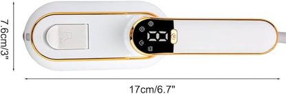 Steamer Iron,3-speed Adjustment Electric Ironing Machine 180° Rotatable Wet & Dry for Powerful Clothes Wrinkle Removal
