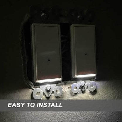 10Pack SOZULAMP Wall Switch with Night Light - Combination Nightlight and Single Pole Light Switch
