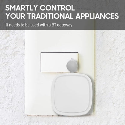 Irfora Mini BT Fingerbot Home Automation Controller APP Control Voice Control Schedule Timer Fingerbot Home Appliances Switch Pusher Smart Controller (BT Gateway Required)