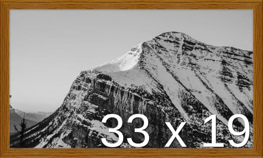 Frame It Easy 33 x 19 Hazel Wood Frame (Derby)