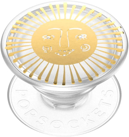 PopSockets Translucent Phone Grip with Expanding Kickstand, PopSockets for Phone, Adhesive Grip, Translucent PopGrip - Sun Goddess