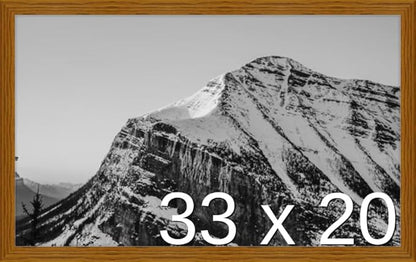 Frame It Easy 33 x 20 Hazel Wood Frame (Derby)