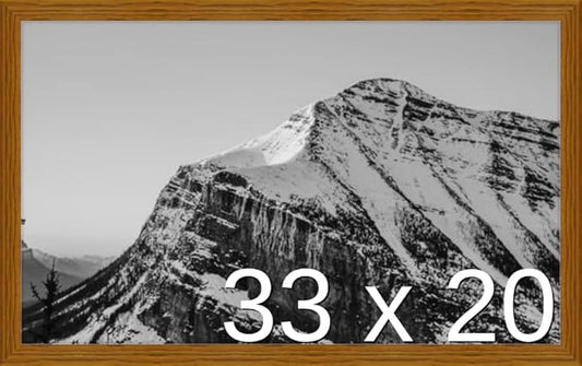 Frame It Easy 33 x 20 Hazel Wood Frame (Derby)