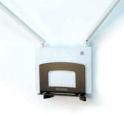 Monzlteck Adjustable Small Device Wall Mount Or VESA Mount Behind The Monitor |Design for Streaming Media Player, Switch, WII,Cable Boxes, Modems,Router,Power,mini pc,Mac mini,OptiPlex MFF and More