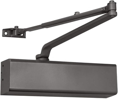 Lawrence Heavy Duty Door Closer Commercial Grade 1 - Adjustable 6-Speed Delayed-Action Door Control with 3 Pistons – Flexible Installation with Included Hardware - Embassy Series LH816