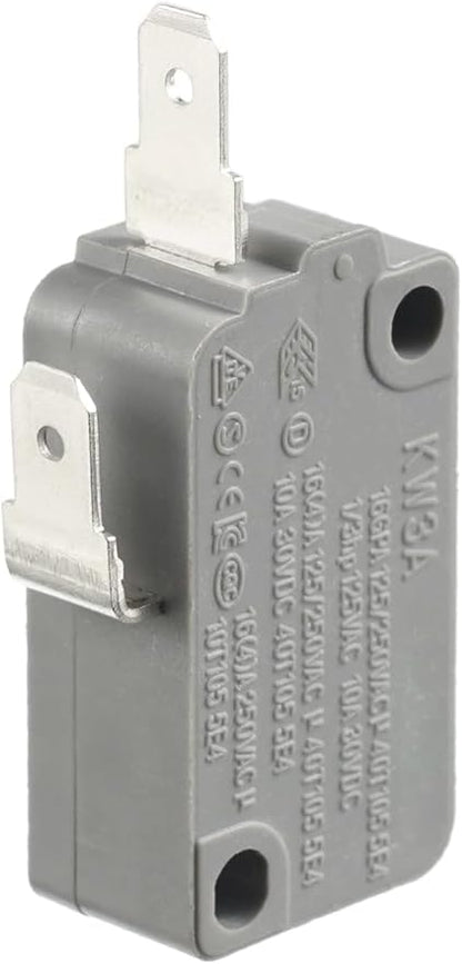 BOJACK Microwave Oven Door Switch KW3A 16A 125/250 V Door Interloc (Pack of 2 pcs Normally Open Switchs)