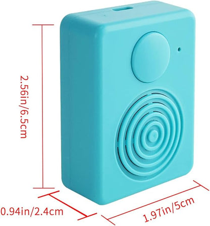 Sound Module with Speaker,16MB Voice Recorder Box, Support Bluetooth & MIC Recording Audio Box,16 Min Easy Sound Voice Box for Personalized Greetings, DIY Projects, Holiday Crafts ect-Blue.