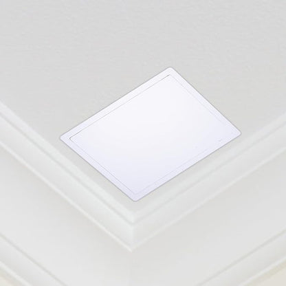 Suteck Plumbing Access Panel for Drywall Ceiling 12 x 16 Inch Reinforced Plastic Wall Access Doors Removable Hinged White