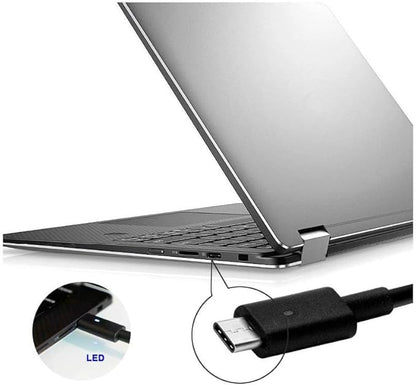 65W Type c USB c Ac Charger Compatible with Dell xps 13 9360 13 9365 2in1 13 9315 9320 5420 5290 5480 5491 5495 5520 5530 5580 5590 5591 7280 7290 Power Adapter Supply Cord
