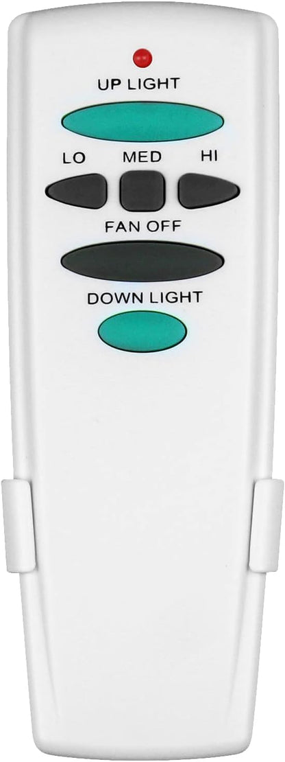 Ceiling Fan Remote Control with Up and Down Light,Replacement for Hampton Bay UC7078T L3H2010FANHD Fan-HD Fan-HD5,3-Speed and Light Dimmer (Remote Only)