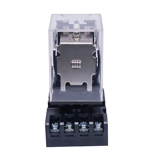 TWTADE/JTX-2C, MK2P-I DPDT Power Relay with Plug-in Terminal Socket Base, AC 12V Coil, 8 Pin 2NO 2NC