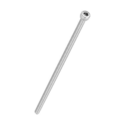Kozelo 4pcs Socket Head Cap Screws - [M4-0.7 x 130mm] 304 Stainless Steel Allen Socket Drive for Electrical Motor 3D Printing Fan Engine Replacement Use, Silver