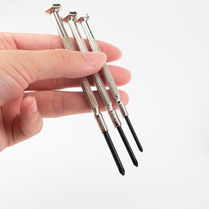 16 PCS Mini Precision Screwdriver Set - Premium Mini Screw Driver Set Kit - 16 Different Sizes of Flat Head Philips for Electronics, Toys, Computer & Watch Repair