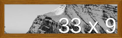 Frame It Easy 33 x 9 Hazel Wood Frame (Derby)