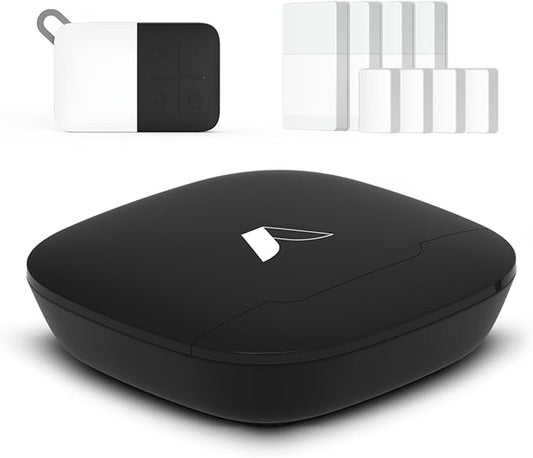 Abode 6 Piece Wireless Security System – Expandable to Protect Your Whole Home - Easy DIY Installation - Optional Professional Monitoring - Compatible with Alexa & Google Assistant