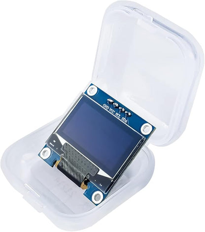Hosyond 5 Pcs 0.96 Inch OLED I2C IIC Display Module 12864 128x64 Pixel SSD1306 Mini Self-Luminous OLED Screen Board Compatible with Arduino Raspberry Pi (Blue)