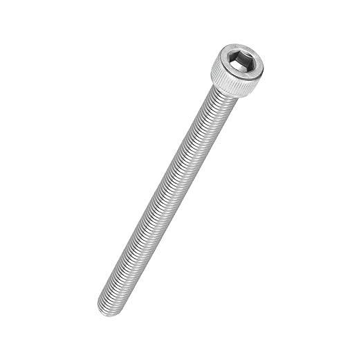 Kozelo 5pcs Socket Head Cap Screws - [M10-1.5 x 120mm] 304 Stainless Steel Allen Socket Drive for Electrical Motor 3D Printing Fan Engine Replacement Use, Silver