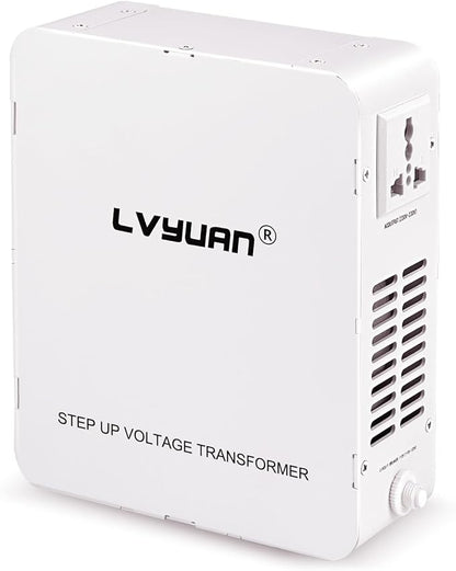 LVYUAN 800W Voltage Transformer Step Up/Down Converter, 110V/120V to 220V/240V, 800W Power Capacity, Circuit Breaker Protection