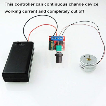Gebildet 3pcs Mini DC Motor PWM Speed Controller, DC 5V-35V 5A Speed Adjustable Switch Module, 6V 12V 24V Variable Voltage Regulator Dimmer Governor Switching Build with LED Indicator