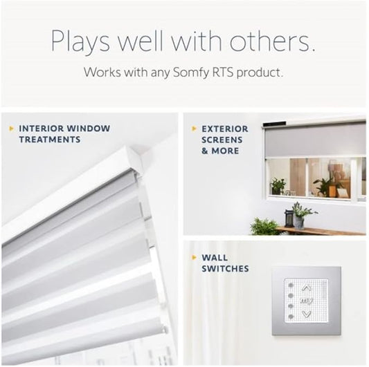 Somfy New 5 Channel Remote Control RTS (1800139) Situo Home Automation Blinds and Shades System Kits