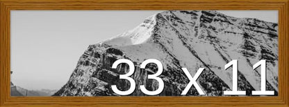 Frame It Easy 33 x 11 Hazel Wood Frame (Derby)