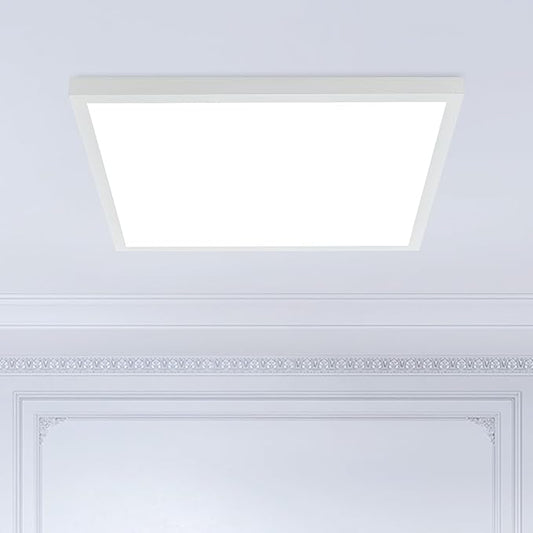 Mcacggo 2x2 FT Surface Mount LED Panel Light Dimmable & 3 Color Selectable 3000K/4000K/5000K - 40W 24x24 Inch LED Flush Mount Ceiling Light Low Profile, 100-277V, Bright 4400LM, ETL Listed, 2 Pack