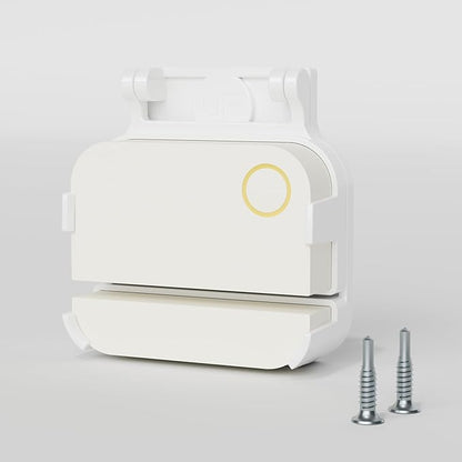 Garage Door Bracket for Ring Alarm Contact Sensor 2nd Gen | Secure Mount with Quick-Snap Clip & Screws | Easy Install Accessory (White Sensor Not Included)