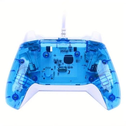 Seven Fairies Wired USB Game Controller for Windows PC, Android, Nintendo Switch & Steam Deck, Hall Effect Joysticks, Turbo, Dual Vibration, Plug and Play Gaming Gamepad with Ergonomic Design