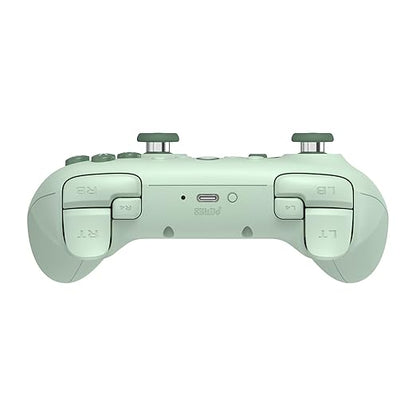 8Bitdo Ultimate 2C Hall Effect Joysticks and Hall Triggers Wireless Controller for Windows PC and Android, with Remappable L4/R4 Bumpers, Turbo function & Rumble vibration (Green)